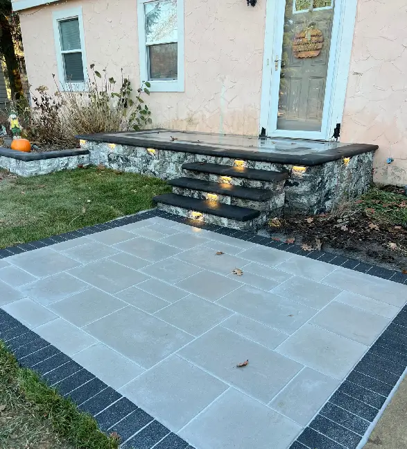 Paver Patio and Walkway