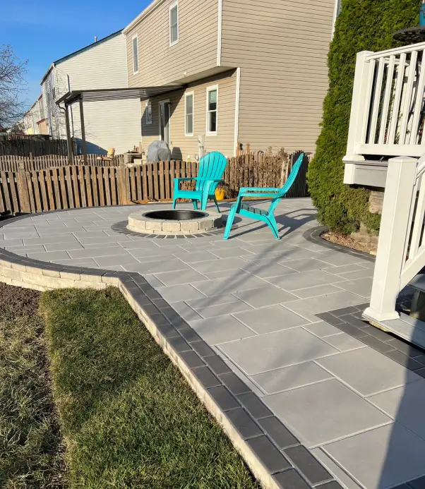 custom paver patio design & installation